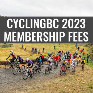 CyclingBC 2023 Membership Fee Proposal