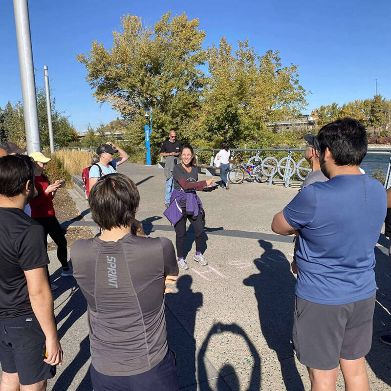 satt 2025 calgary 2 runners starting